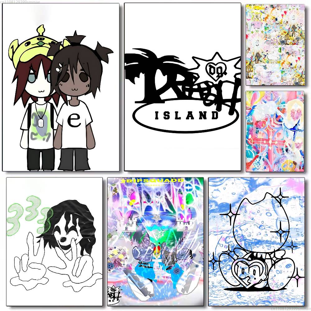 Drawknife Blade - Bladee D-Drain Gang 333 Artists Canvas