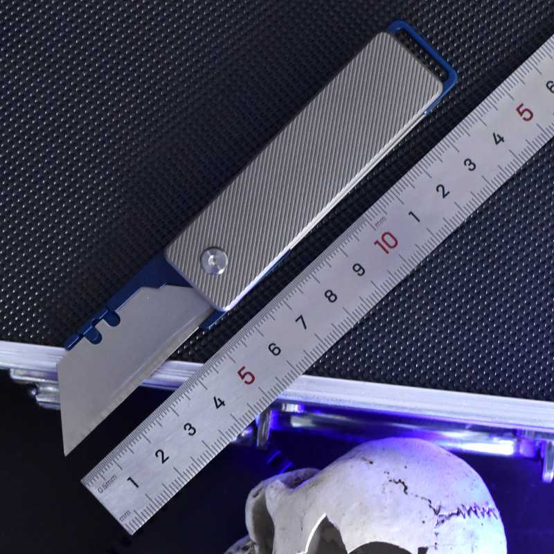 Woodworking Wallpaper - Titanium Alloy Tool Knife with 10