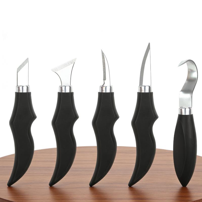 5Pcs Wood Carving Knife Set Wi - Wood Chisel Set 评论和价格