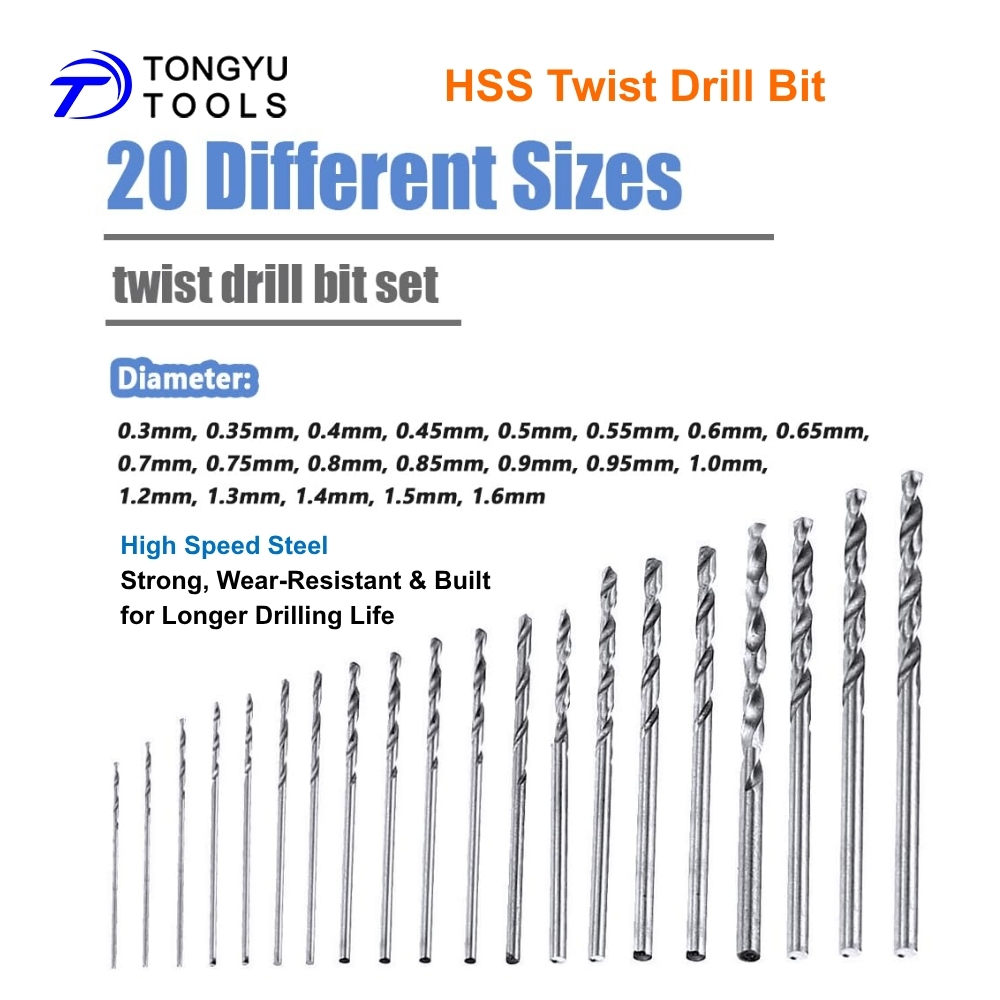 Micro Mini Twist Drill Bit Set - Woodworking Resin 评论和价格