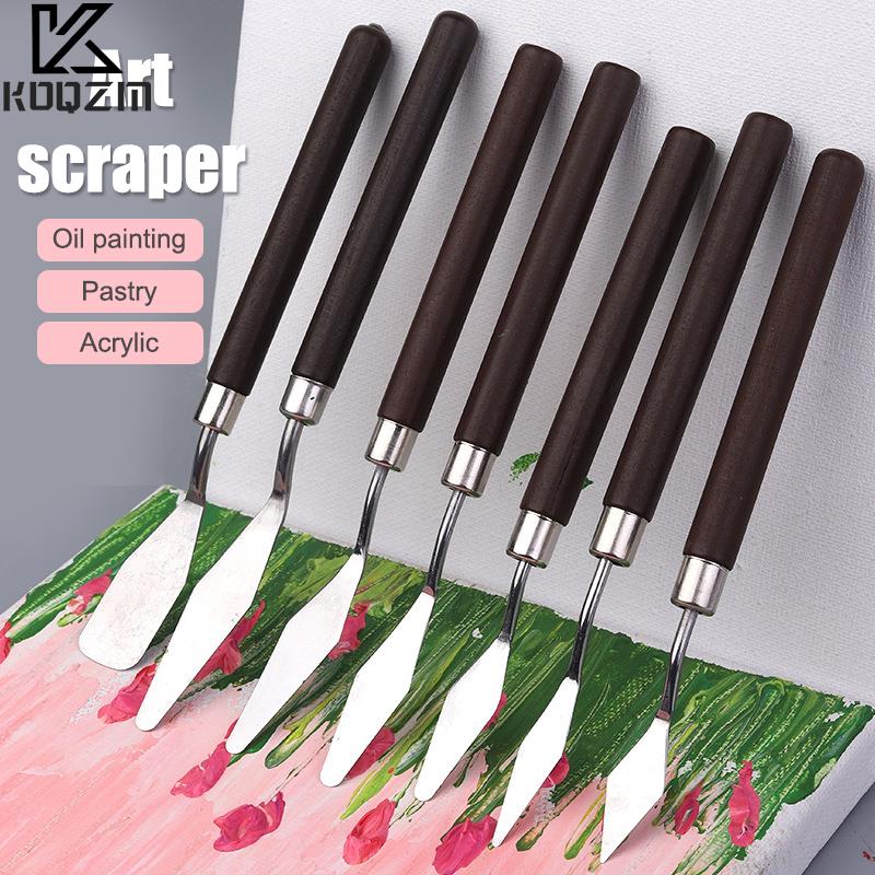 1-7Pcs Stainless Steel Spatula - Drawknife Blade 评论和价格