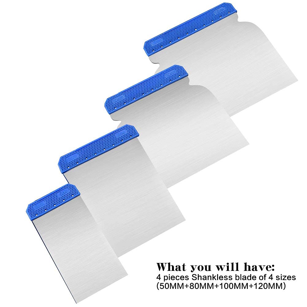 4pcs/Set Scraper Putty Knife B - Drawknife Blade 评论和价格